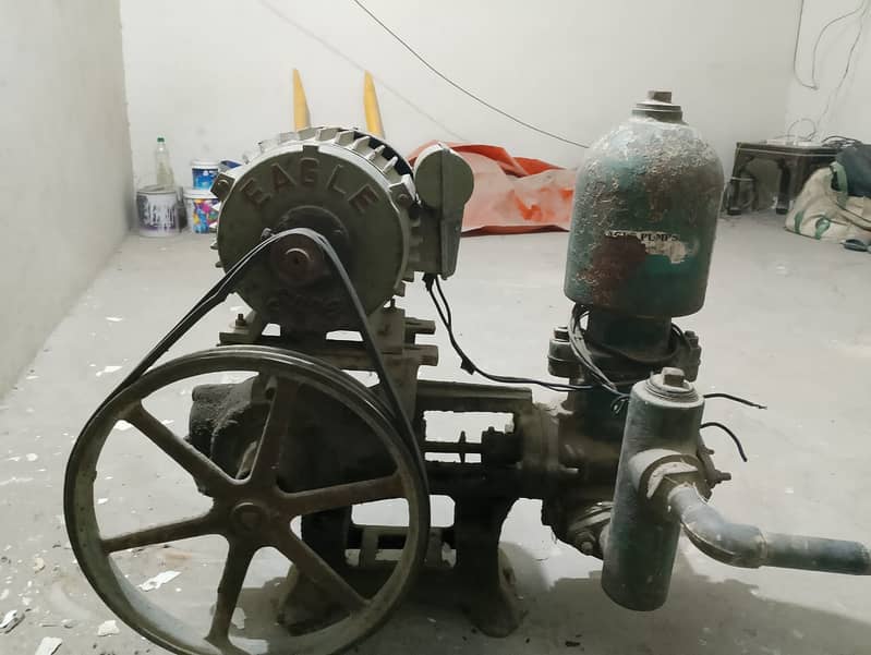 Pump 2 HP And Motor 1 HP water pump (Double Belt) 8