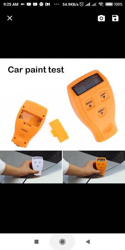 GM200 Car Coating Thickness Gauge LCD Digital Paint Thickness Pr 2