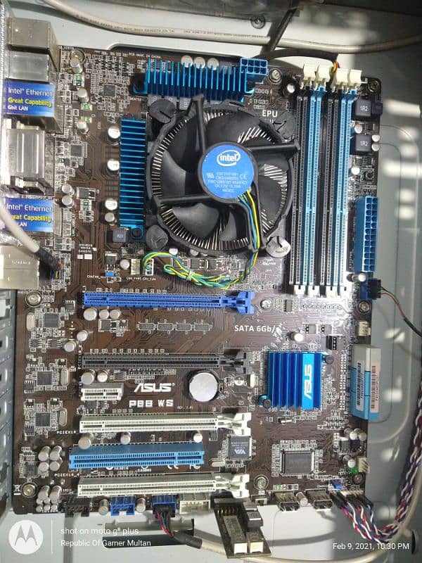 Asus gaming motherboard and gaming case for sale 0