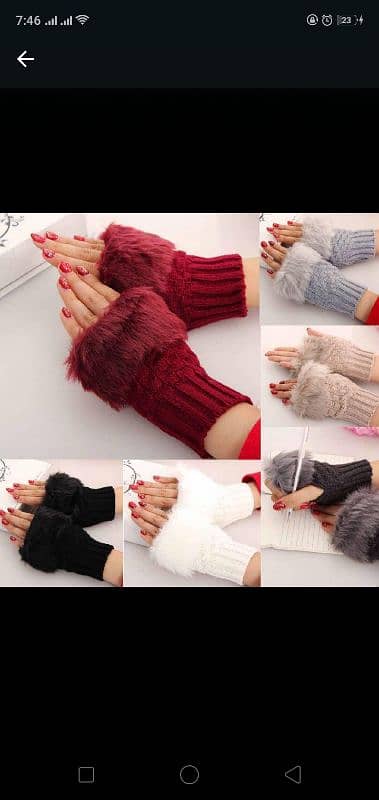 Winter Gloves Trending  For Girls 0