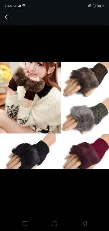 Winter Gloves Trending  For Girls 1