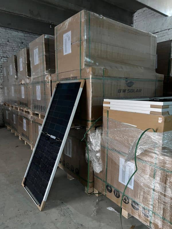 BM 310 watts solar panel double glass 10 year warranty N Type 1