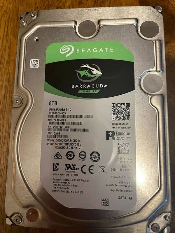 8tb hard for sale 100 percent health 0