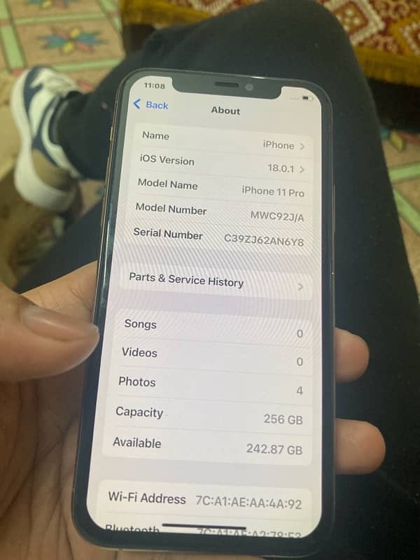 iphone 11 pro 256 pta proved pannel change 2