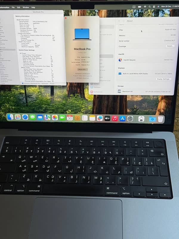 MacBook Pro 14’’ 32GB/1TB M1 Max Space Grey 2