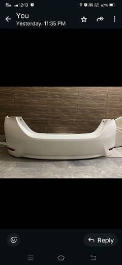 GLI2019 TOTAL GENUION BUMPERS AVAILABLE BOTH SUPER WHITE