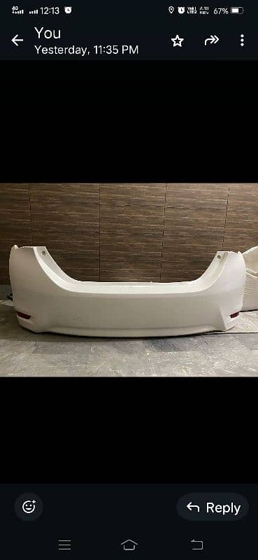 GLI2019 TOTAL GENUION BUMPERS AVAILABLE BOTH SUPER WHITE 0