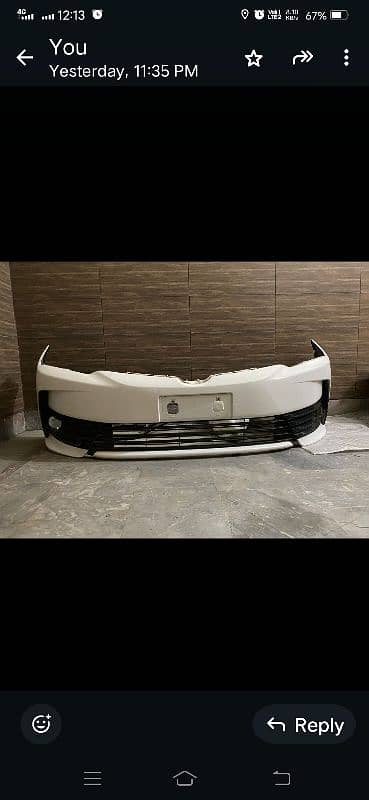 GLI2019 TOTAL GENUION BUMPERS AVAILABLE BOTH SUPER WHITE 1