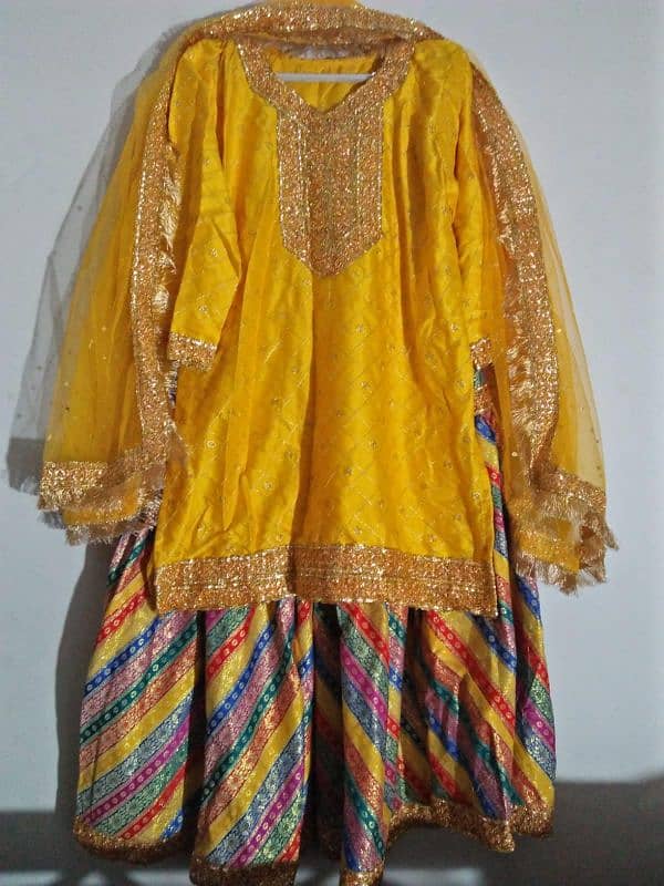 Gharara medium size one time used 2