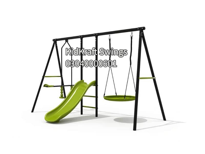 Slide, Swings, Kids rides, jhula, Spring rider, jungle gym, indoor set 3