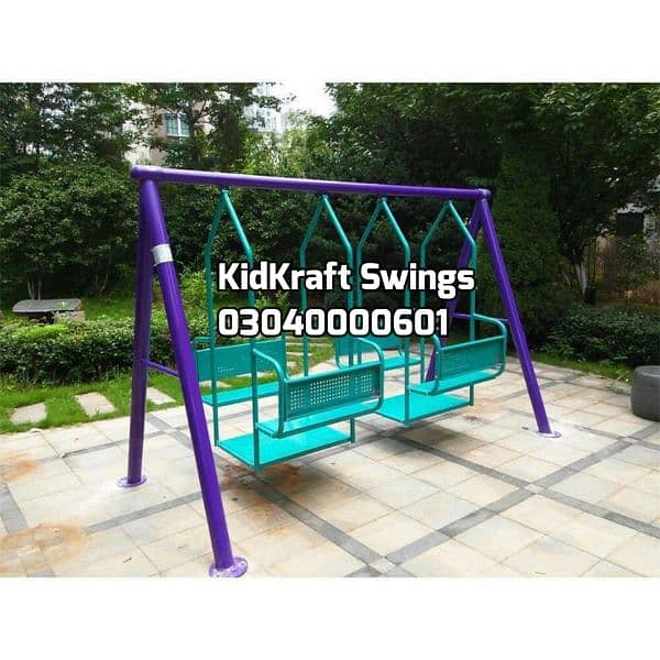 Slide, Swings, Kids rides, jhula, Spring rider, jungle gym, indoor set 4