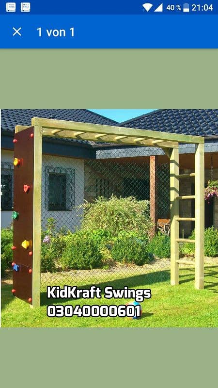 Monkey bar, Climber, rope ladder, swings, slides, seesaw, kids rides 13