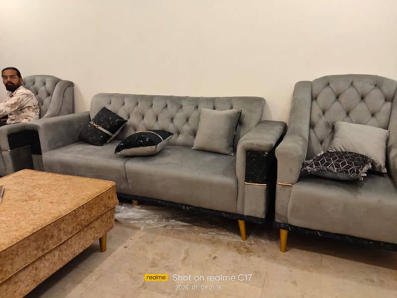 7 siter sofa set and 5 siter sofa set and L shape 2