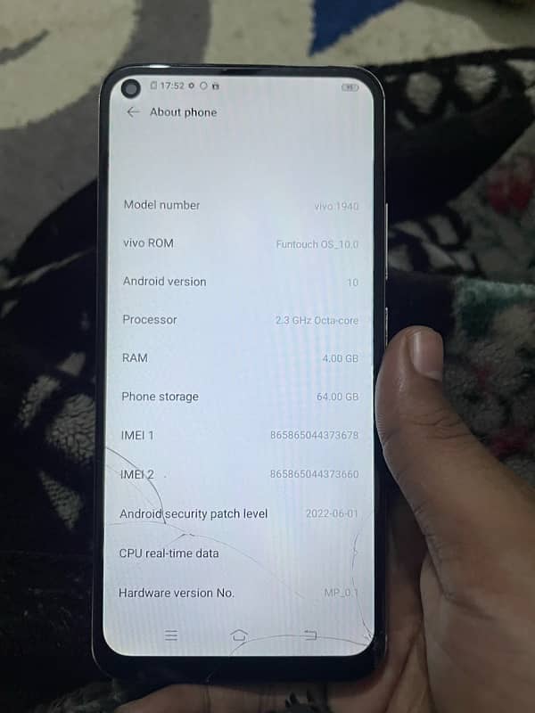 vivo 1940 4 64 dual sim pta approved all ok 5