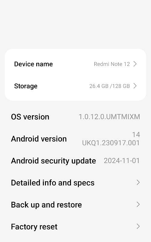 Redmi note 12 8+4/128 with box only. . . 3