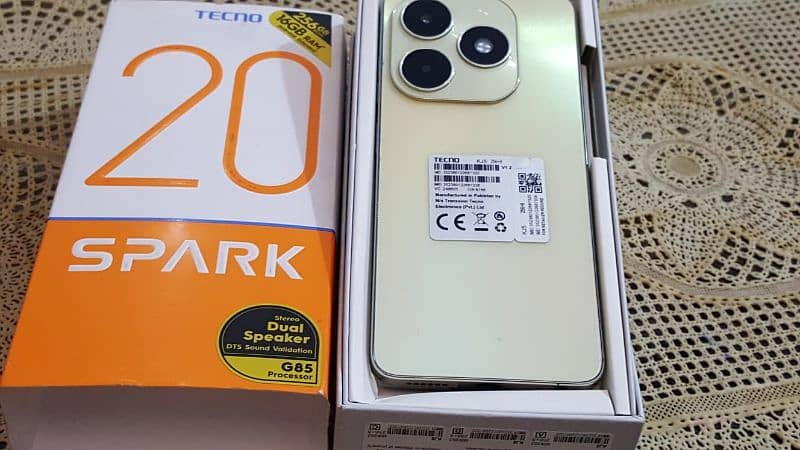 Tecno Spark20 16/256GB With Box 6 months warranty 1