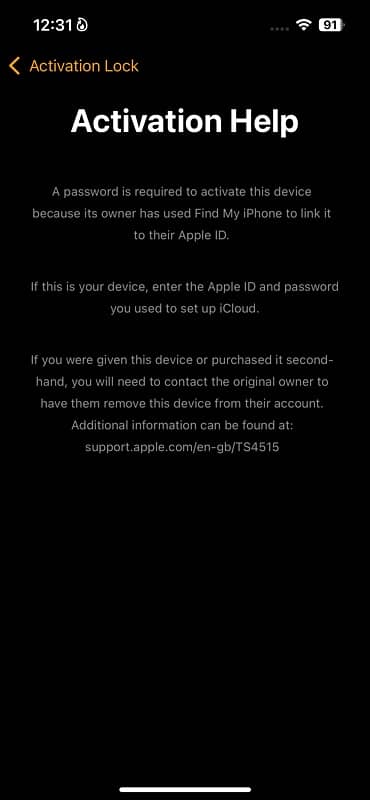 Apple watch series 6 activation lock 6