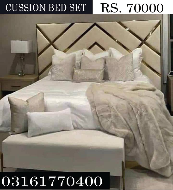 CUSHION BED SET(including dressing, 2 sidetables) 5