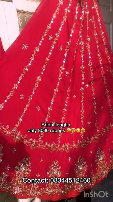 bridal lengha full heavy sirf 5000  ka 5