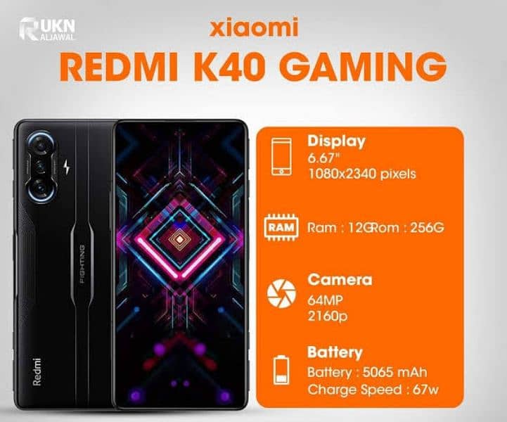 Redmi k 40 gaming 0