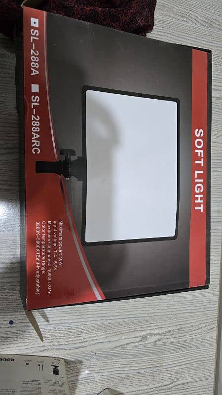 Led Soft Video Light Panel SL-288A 0