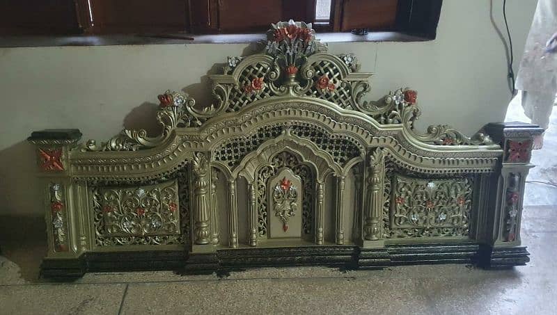 haveli deco bed pure wood chinioti bed 0