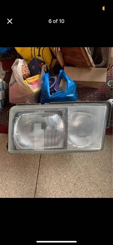 MercedesW124 Brand new parts Lights and Grille. 1