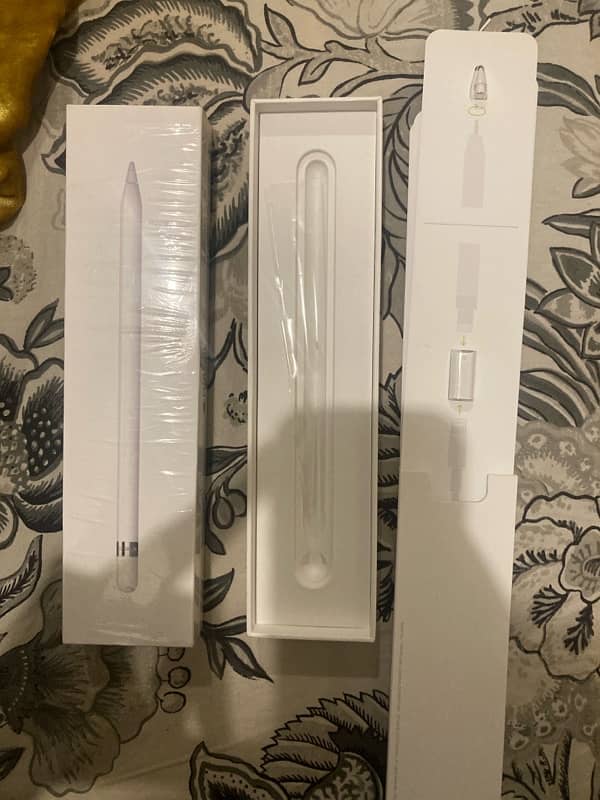 apple pencil gen 1 box / tip / adapter.  new 0