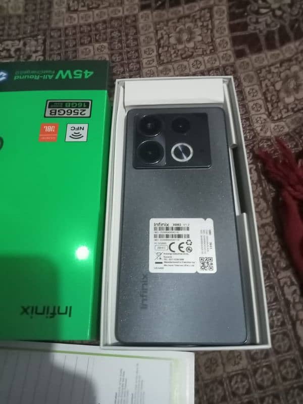 infinix note 40 complete box call 03105364374 3