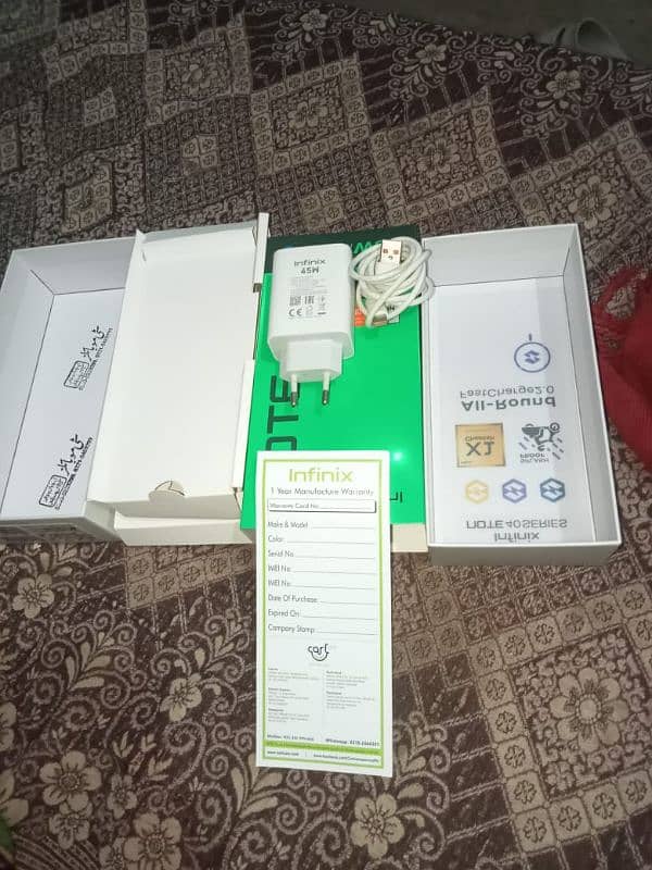 infinix note 40 complete box call 03105364374 6