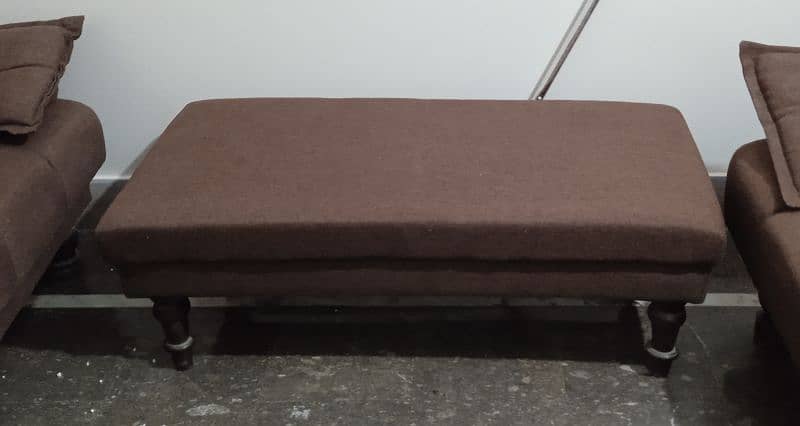 Sofa cum Bed with centre table and sethi 2