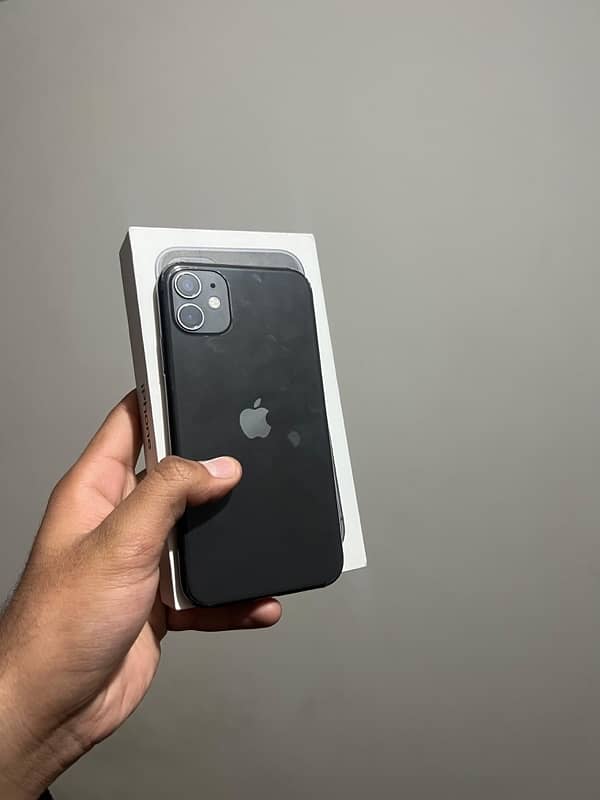 iphone 11 64 gb jv non pta just box open 1 year bad khola hey 0