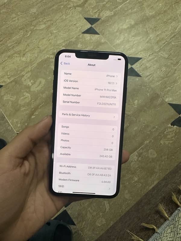 iphone 11 pro max 256 gb 7