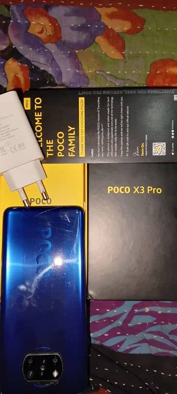 Poco X3 pro 8 256 PTA proof with box complete Saman exchange possible 9