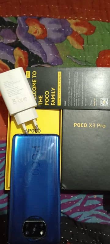 Poco X3 pro 8 256 PTA proof with box complete Saman exchange possible 11