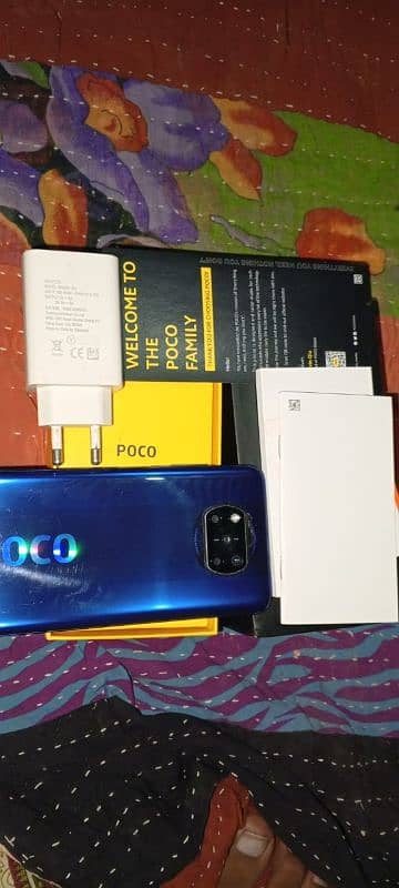 Poco X3 pro 8 256 PTA proof with box complete Saman exchange possible 13