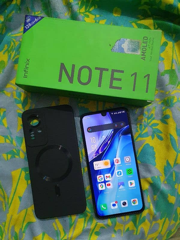 Infinix Note 11 6-128 100% clean display for sale 0