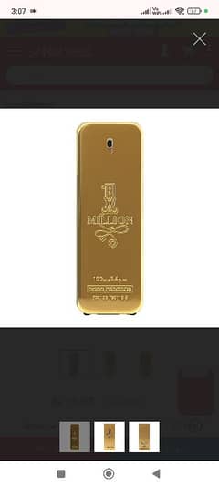 Paco Rabanne 1 Million 100 percent orignal Almost 15ML used Fix Rate