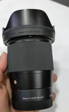 sigma 16mm 1.4 art  for sony