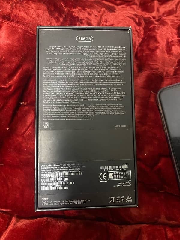 iPhone 11 Pro Max 256gb Non PTA with Box 8