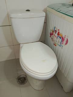 Toilet with flash tank