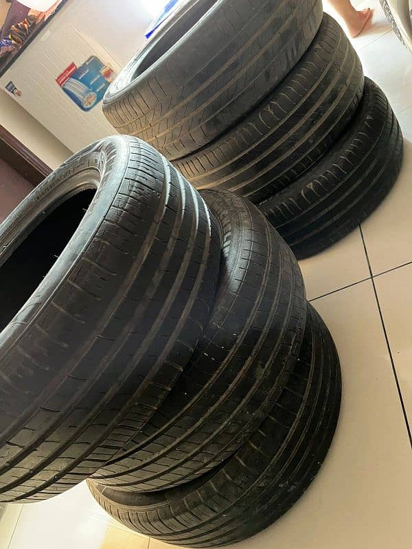 slightly used tyres 2