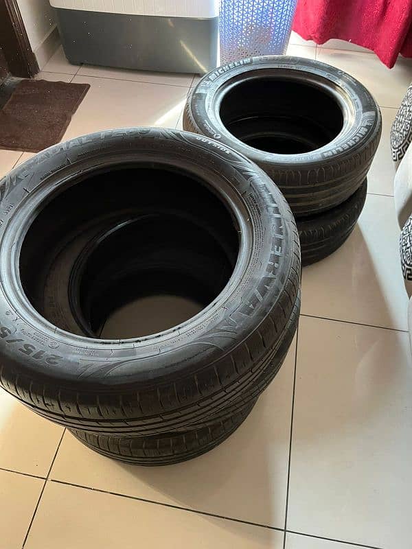 slightly used tyres 4