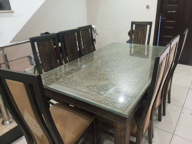 Dining table with 8 chairs 3