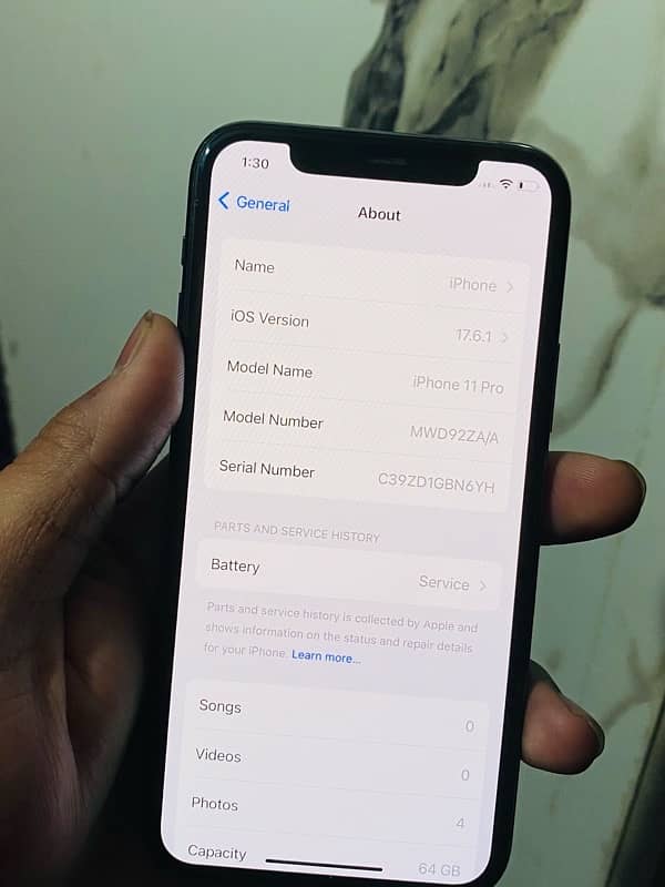 iPhone 11 Pro 64gb dual physical sim approved 7