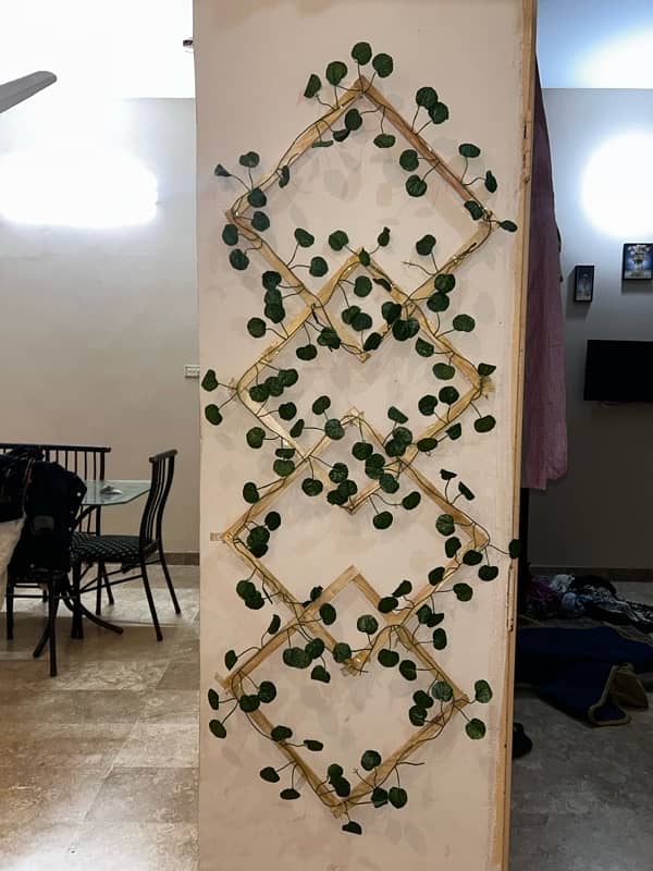 wooden Wall hanging with Leafs 2