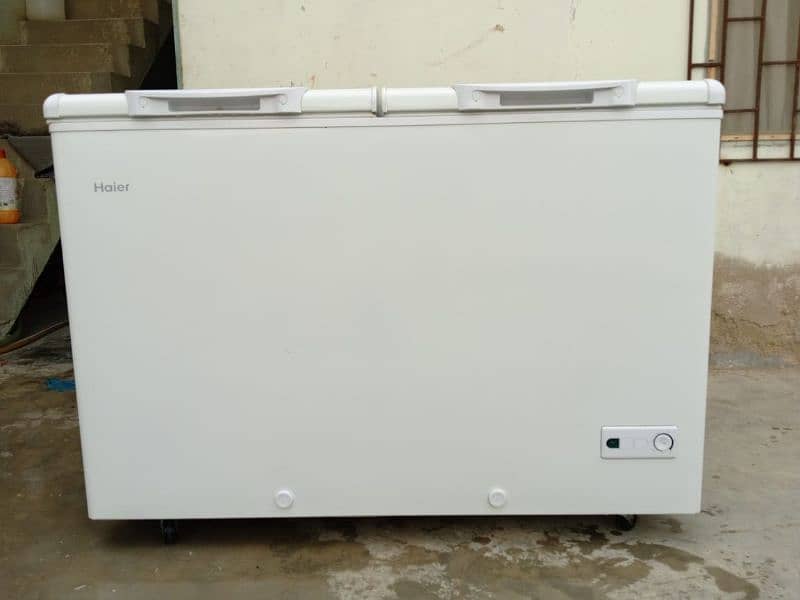 1 year used Haier deep freezer available for sale inexcellentcondition 2