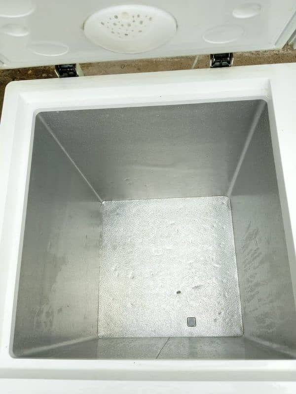 1 year used Haier deep freezer available for sale inexcellentcondition 7