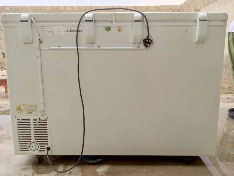 1 year used Haier deep freezer available for sale inexcellentcondition 8