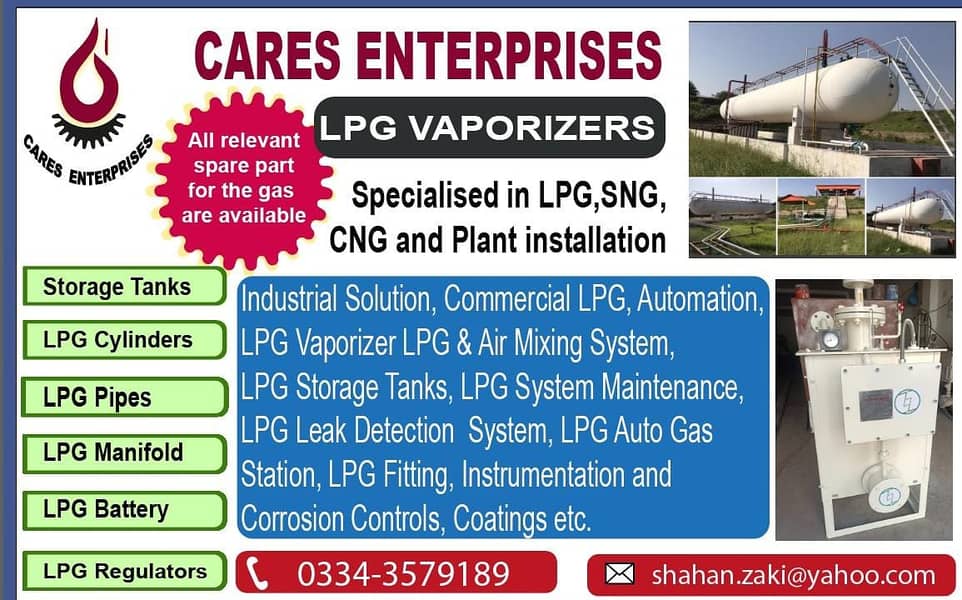 (KHI Based) LPG Vaporizers & BGC Fiber Cylinders (with certificate) 17